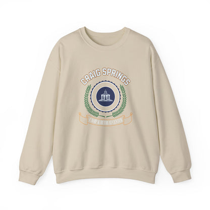 Craig Springs - Collegiate Style -CREWNECK SWEATSHIRT