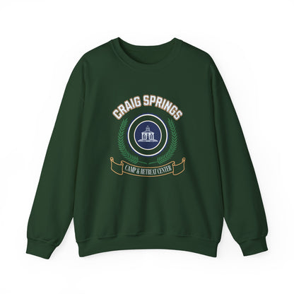 Craig Springs - Collegiate Style -CREWNECK SWEATSHIRT