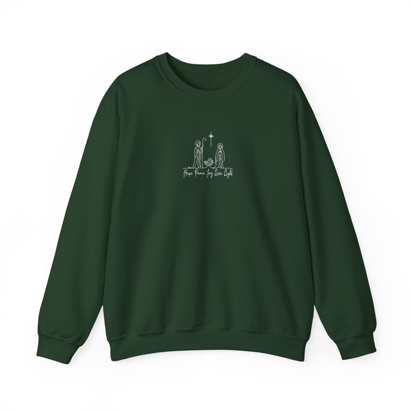 Nativity Line Art Sweatshirt OR Long-Sleeve T-Shirt