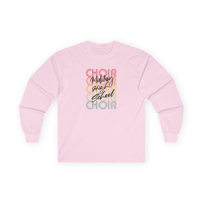 MHS CHOIR: RETRO MIDWAY CHOIR Long-Sleeved T-Shirt