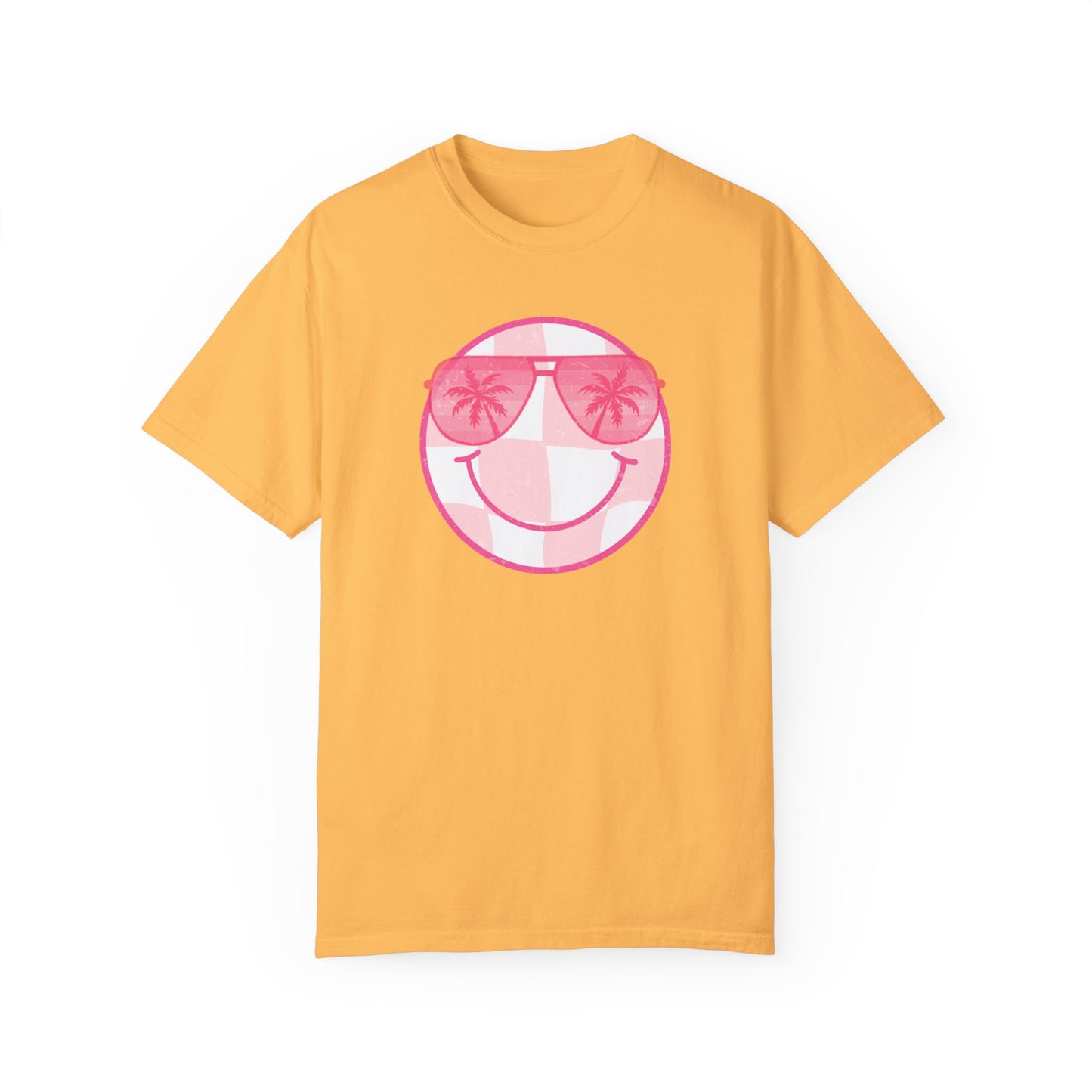 Summer Sunglasses Smiley Face  T-Shirt (COMFORT COLORS)