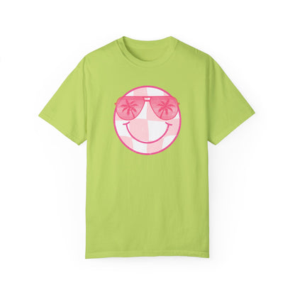 Summer Sunglasses Smiley Face  T-Shirt (COMFORT COLORS)