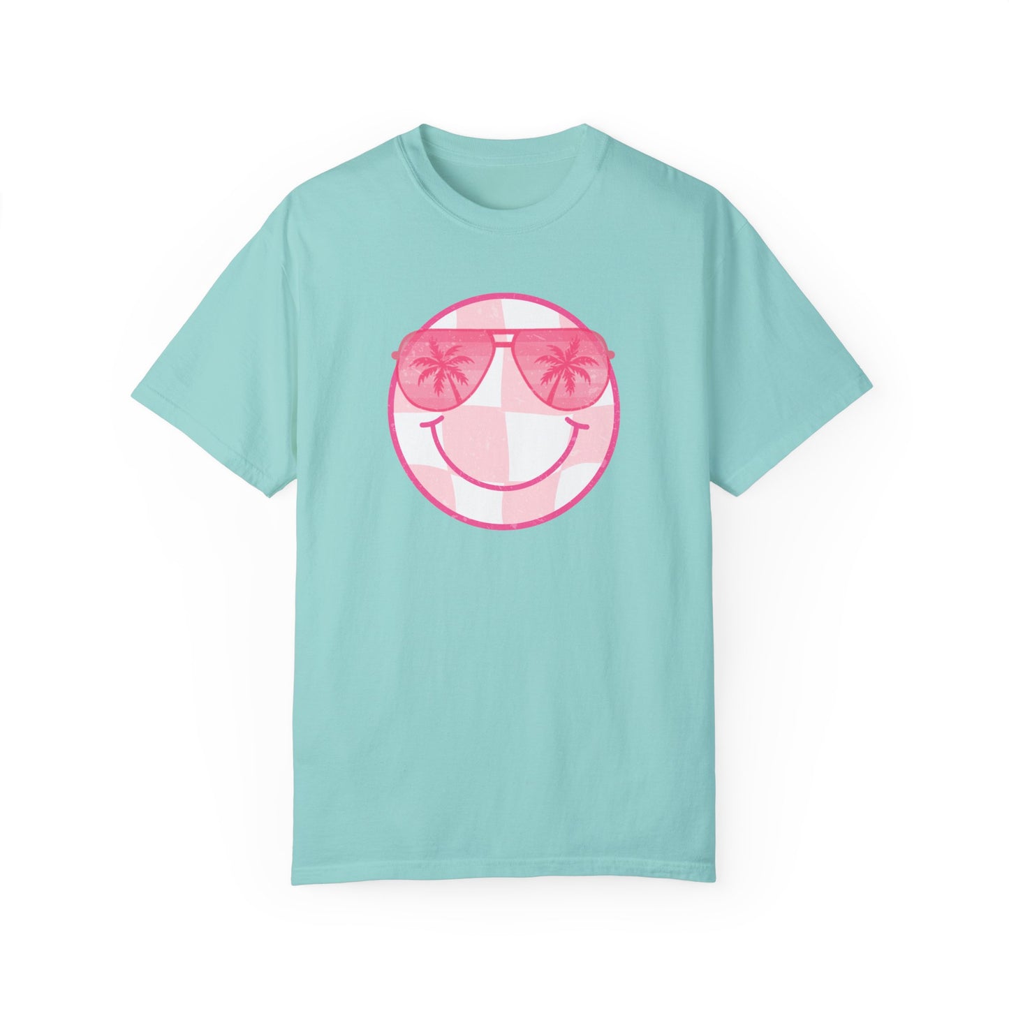 Summer Sunglasses Smiley Face  T-Shirt (COMFORT COLORS)