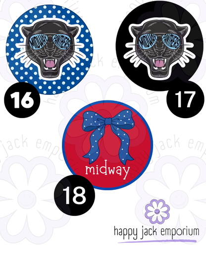 Midway-2.25" (MEDIUM)-Gameday/Spirit Buttons