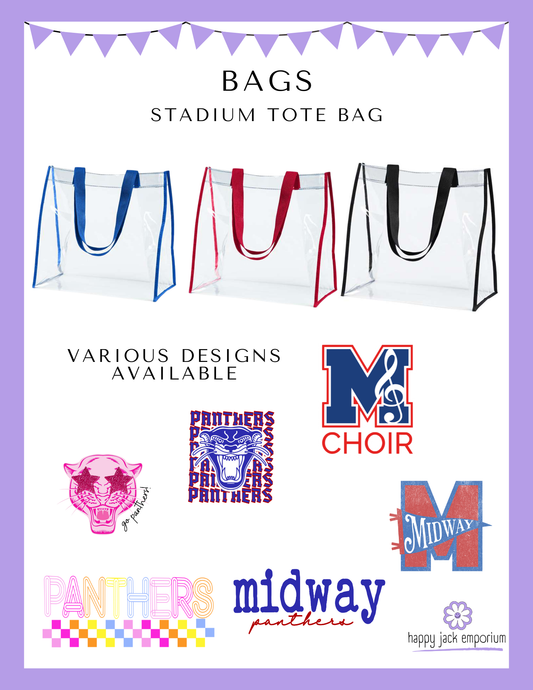 MHS CHOIR: Clear Tote Bag