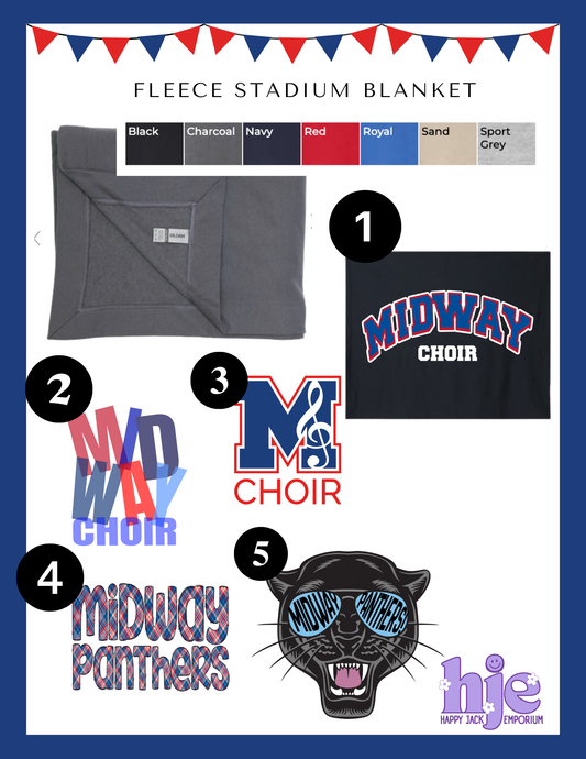 MHS CHOIR: Stadium Blanket