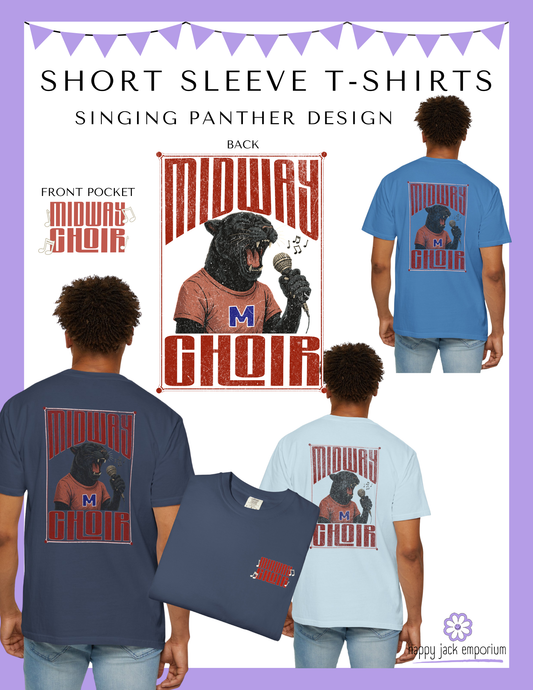 MHS CHOIR: Singing Panther Comfort Colors T-Shirt