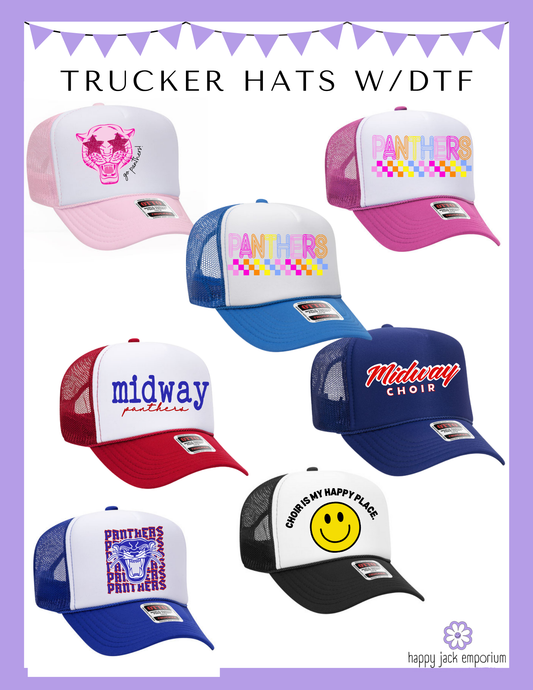 MHS CHOIR: Foam Trucker Hat w/choice of design