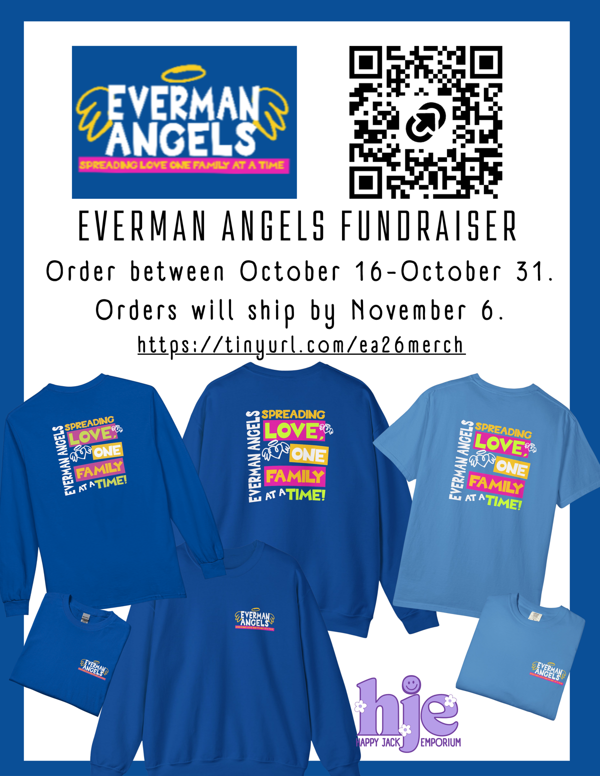 EVERMAN ANGELS - Gildan Softstyle TSHIRT
