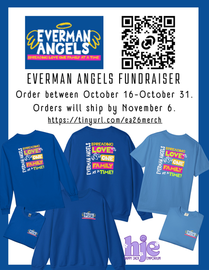 EVERMAN ANGELS - Gildan Softstyle TSHIRT