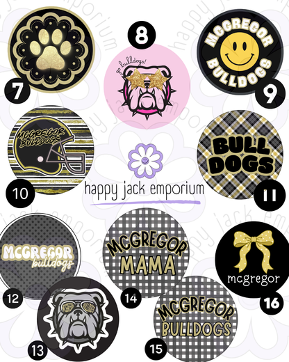 McGregor-1.25"(SMALL)-Gameday/Spirit Buttons