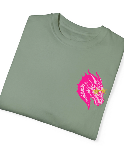 Preppy Dragon (Front & Back) Comfort Colors Shirt - Adult