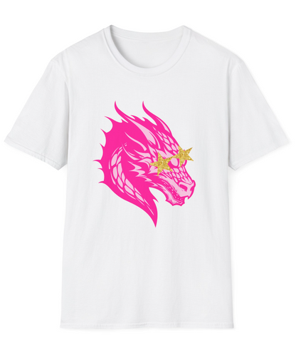 Preppy Dragon  (front only) Soft-Style Shirt - Adult