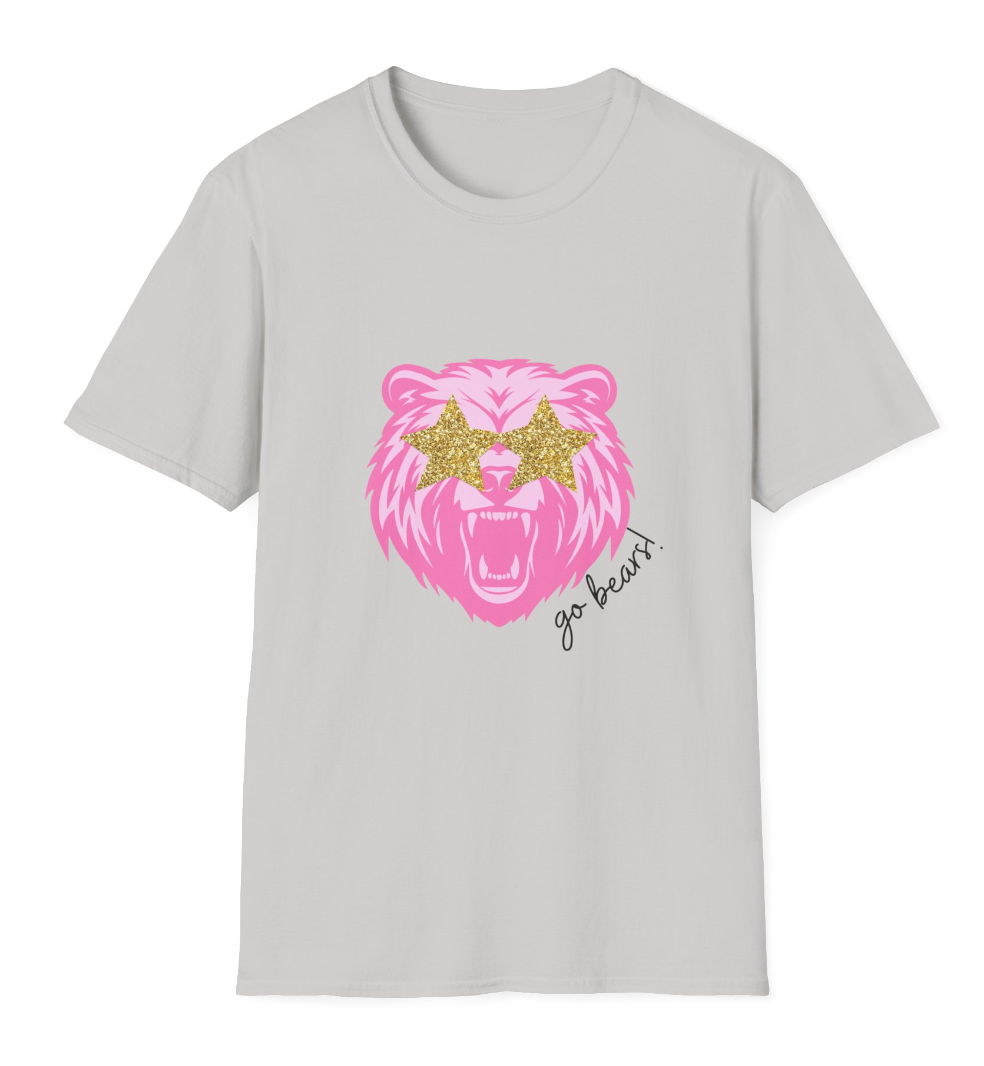 Preppy Bear (front only) Soft-Style Shirt - Adult