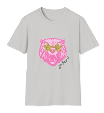 Preppy Bear (front only) Soft-Style Shirt - Adult