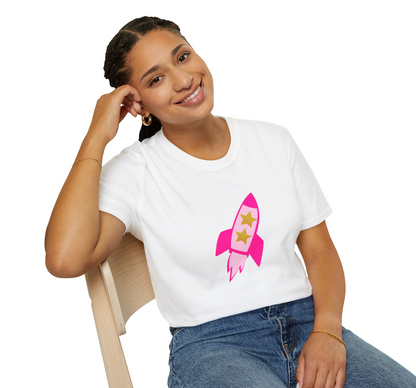 Preppy Rocket (front only) Soft-Style Shirt - Youth/Child
