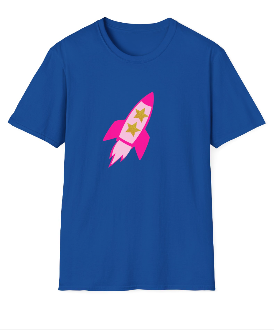 Preppy Rocket (front only) Soft-Style Shirt - Youth/Child