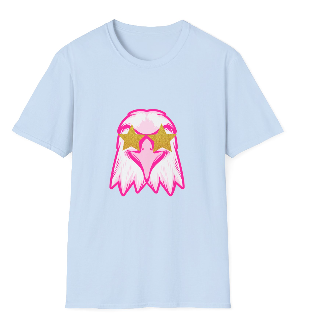 Preppy Eagle  (front only) Soft-Style Shirt - Youth/Child