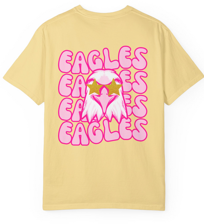 Preppy Eagle (Front & Back) Comfort Colors Shirt - Youth/Child