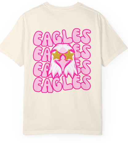 Preppy Eagle (Front & Back) Comfort Colors Shirt - Youth/Child