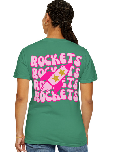 Preppy Rocket (Front & Back) Comfort Colors Shirt - Youth/Child