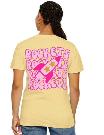 Preppy Rocket (Front & Back) Comfort Colors Shirt - Adult