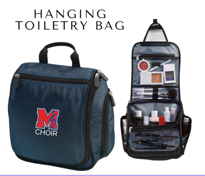 MHS CHOIR: Hanging Travel/Toiletry Bag w/choir logo
