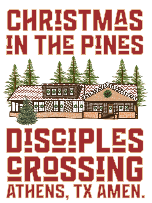 DISCIPLES CROSSING - Gingerbread Lodge -LONG-SLEEVED T-SHIRT